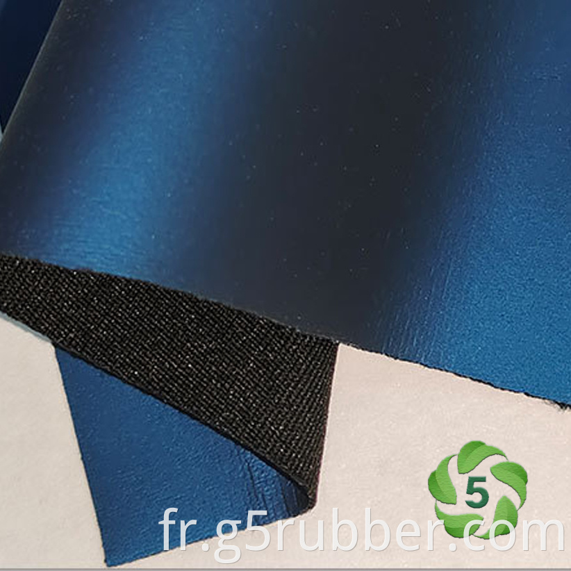 G5 Natural Rubber Blue Color Pu Coating Sheets